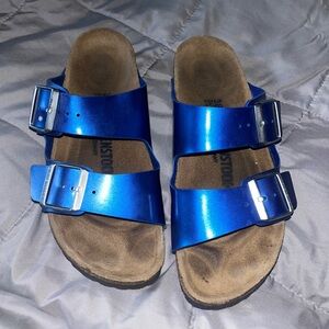 Blue Birkenstocks. Size 7.5